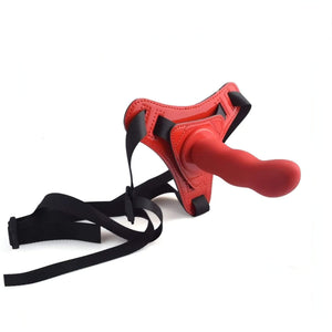 Strap-on in silicone con sistema Hung-In 12.5 cm