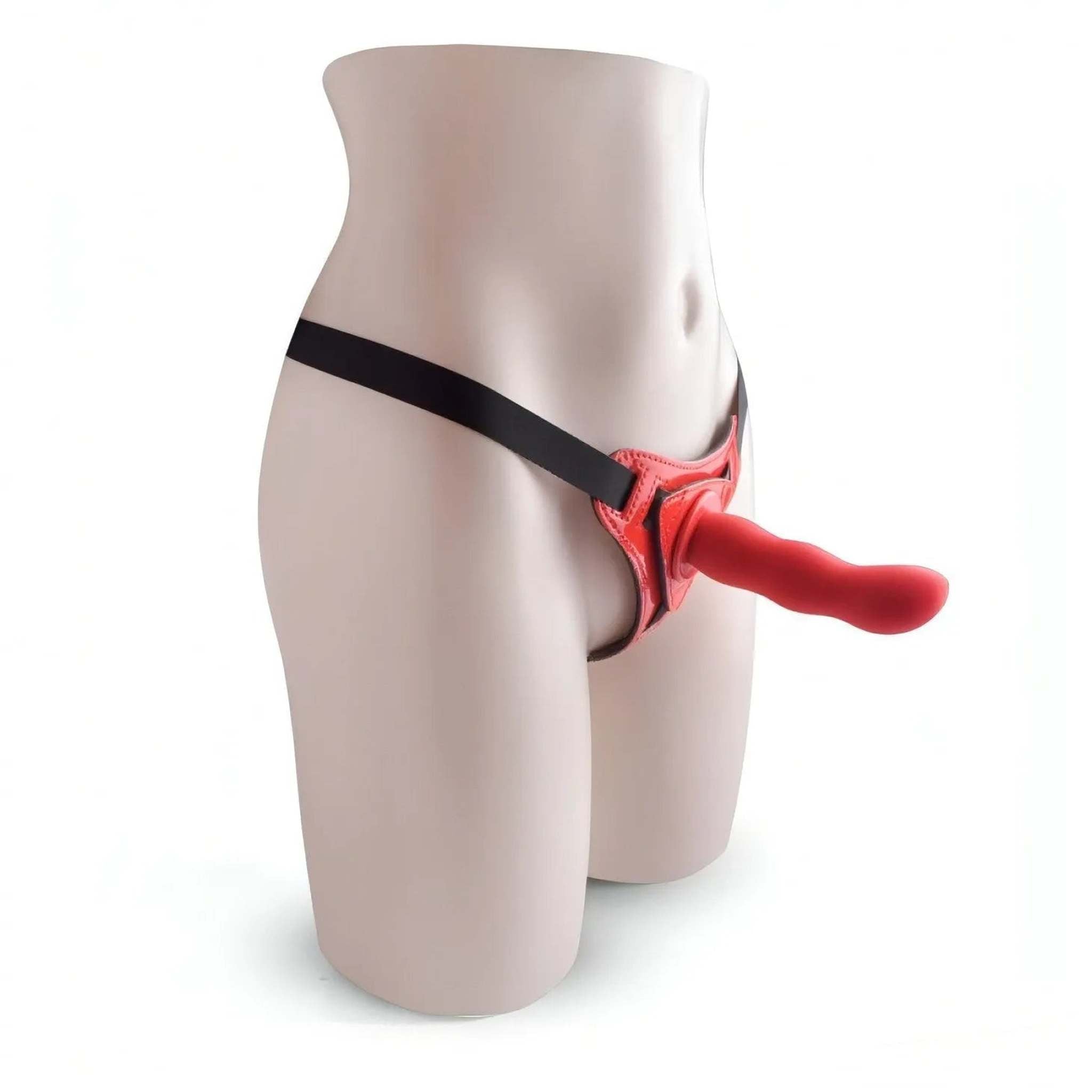 Strap-on in silicone con sistema Hung-In 12.5 cm