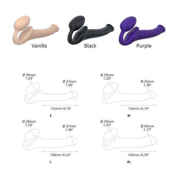 Strapon Strapless Bendable - XL, Rosa Carne