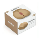 Streetgirl's  No. 4 – Masturbatore Super Realistico e Morbido con Canali Anale e Vaginale Extra Stimolante – Rosa Carne