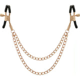 Stringicapezzoli Premium con Doppia Catena a maglia media - Gold Rose