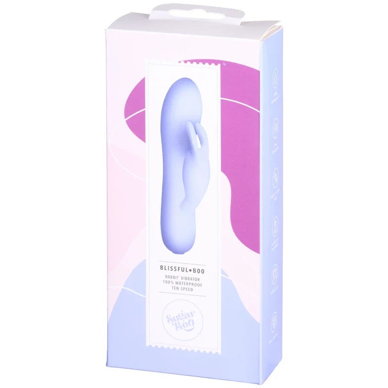 SugarBoo Blissful Boo Silicone Rabbit Vibrator with Powerful Vibrations