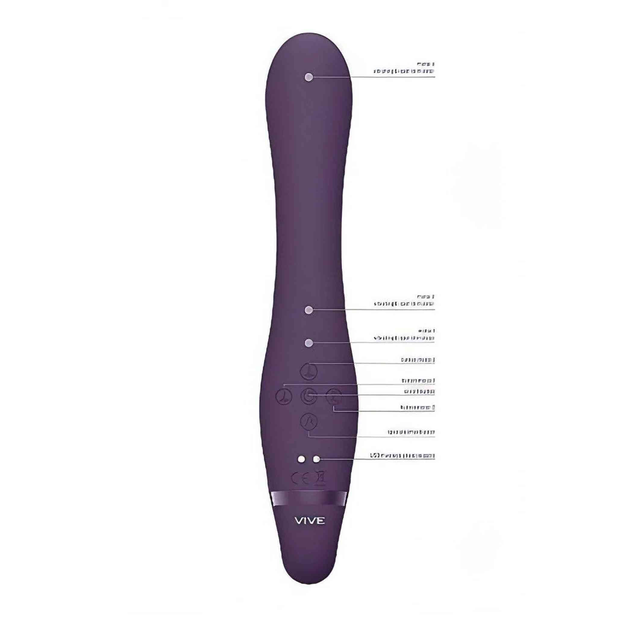 Suki Strapless Rabbit con 3 motori vibranti