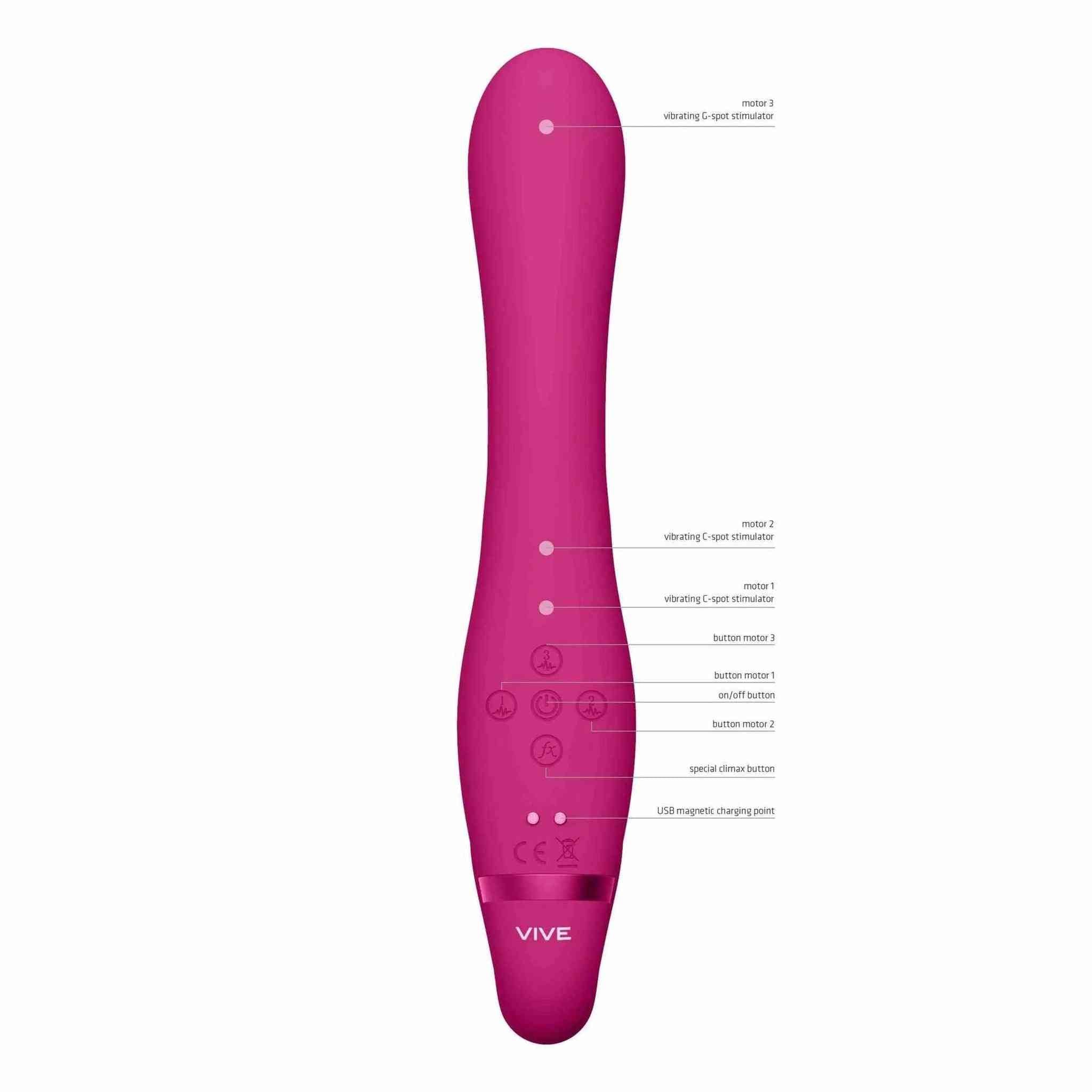 Suki Strapless Rabbit con 3 motori vibranti