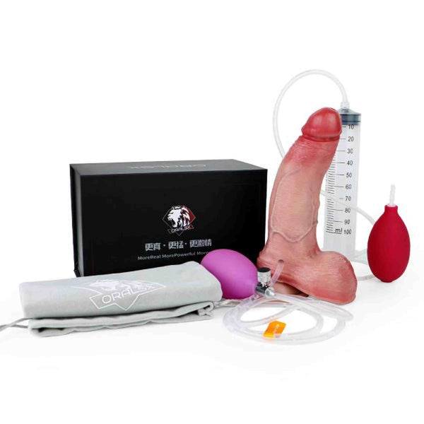 Super Realistic Inflatable Dildo, Squirting Sex Toy For Women