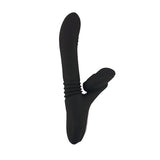 Super Vibratore Vaginale e Clitorideo con Spinta, Riscaldamento e Lingue Clitoridee
