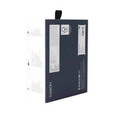 Scatola imballaggio stimolatore clitorideo Svakom Pulse Pure Blue con certificazioni FSC e CE