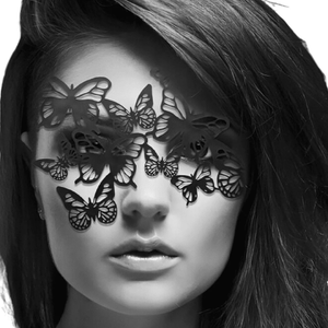 Sybille Beauty Mask - Mascherina adesiva di vinile riutilizzabile e decorata