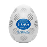 TENGA EGG SPHERE masturbatore bianco opaco con etichetta Easy Beat
