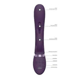 Tama Vibratore Rabbit con lingua Punto G