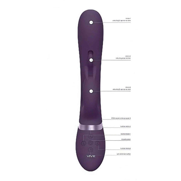 Tama Vibratore Rabbit con lingua Punto G