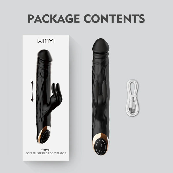 Terry II - Vibratore Rabbit Realistico Con Spinta