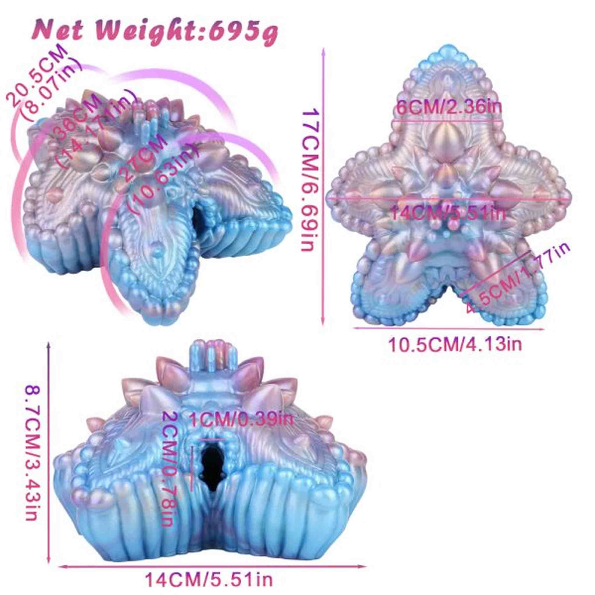The starfish silicone masturbations for men