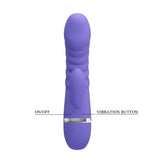 Tracy Vibratore Rabbit in Silicone Super Soft con 7 modalità di vibrazione - Lilla