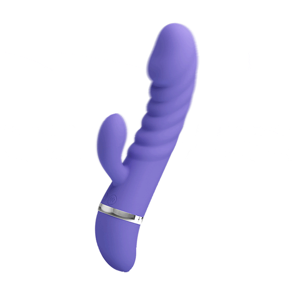 Tracy Vibratore Rabbit in Silicone Super Soft con 7 modalità di vibrazione - Lilla