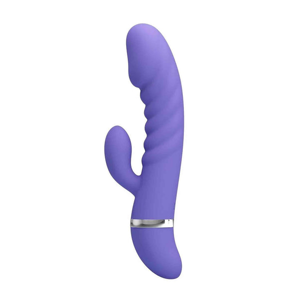 Tracy Vibratore Rabbit in Silicone Super Soft con 7 modalità di vibrazione - Lilla