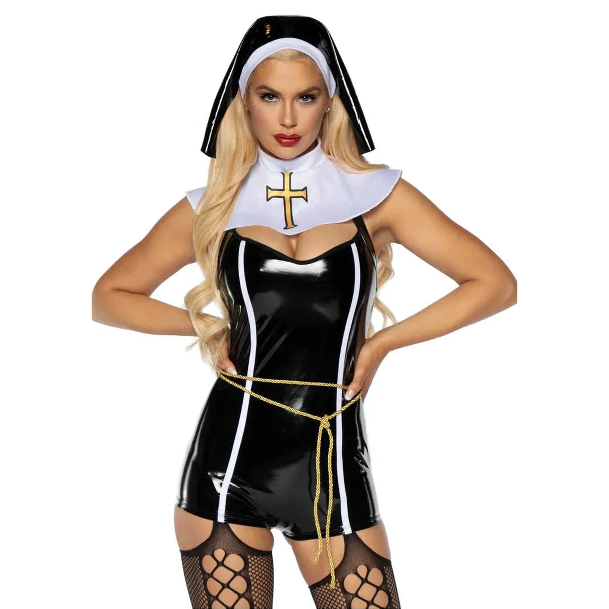 Travestimento Sexy da Suora Sinful Sister Taglia S