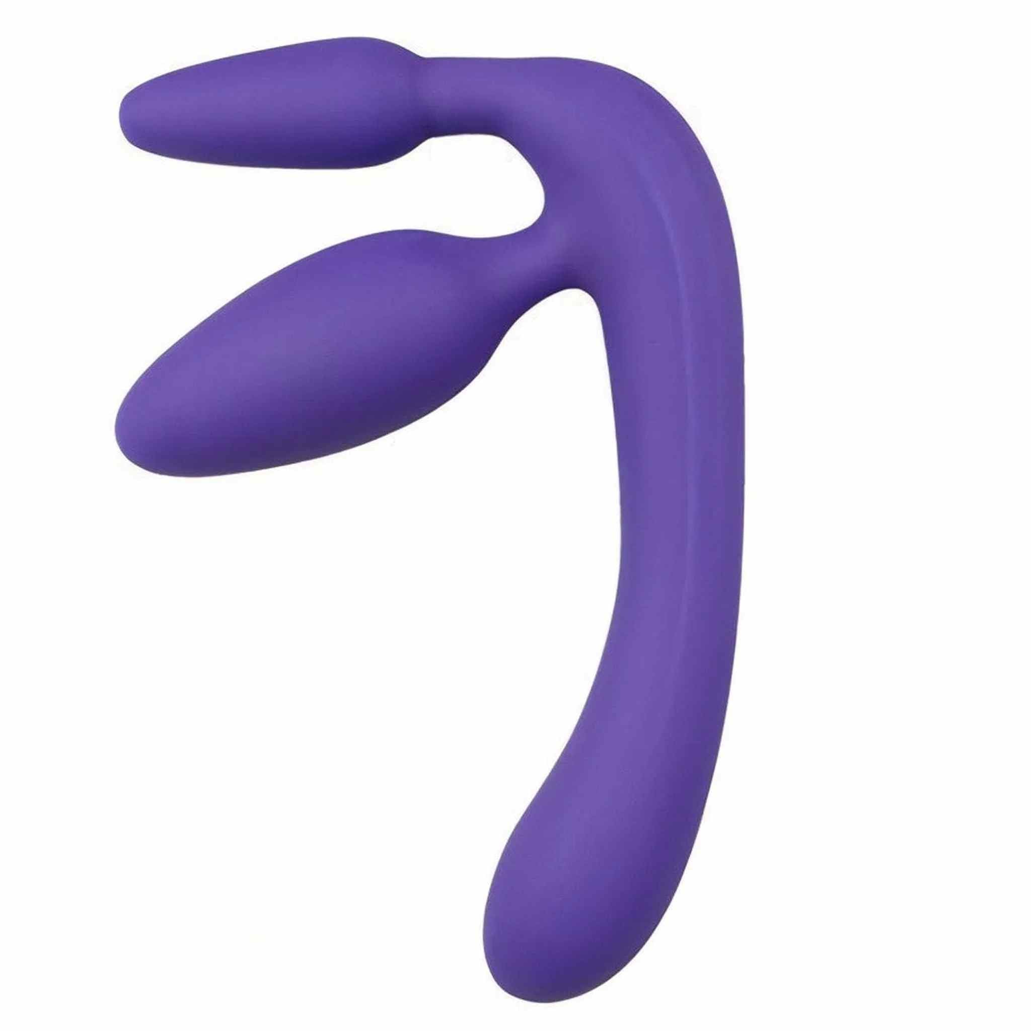Trio Strapless Strap-On Triple Teaser