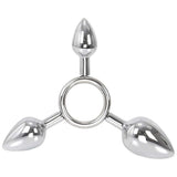 Triple O Anal plug device - Ø 2.7 cm, 3.4 cm, 4.1 cm