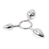Triple O Anal plug device - Ø 2.7 cm, 3.4 cm, 4.1 cm