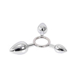 Triple O Anal plug device - Ø 2.7 cm, 3.4 cm, 4.1 cm