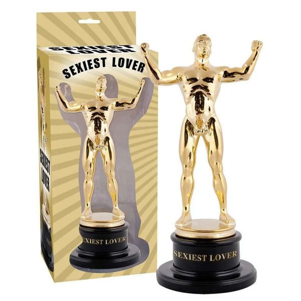 Trofeo dorato uomo con fallo eretto ″Sexiest Lover″