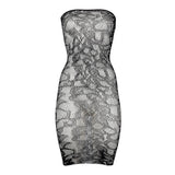 Tubino in Rete con Strass Stellato
