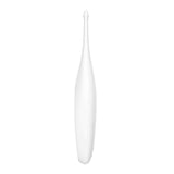 Vibratore Satisfyer Twirling Fun bianco liscio senza dettagli visibili