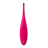 Vibratore Satisfyer Twirling Fun rosa con pulsanti metallici alla base