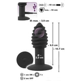 Twist Vibrante Plug Anale