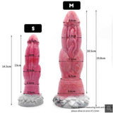 Guida alle misure dildo T-Rex rosa taglie S e M