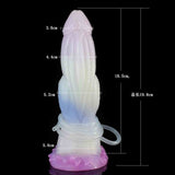 Dildo T-Rex dimensioni dettagliate 19,8 cm con finitura ombreggiata