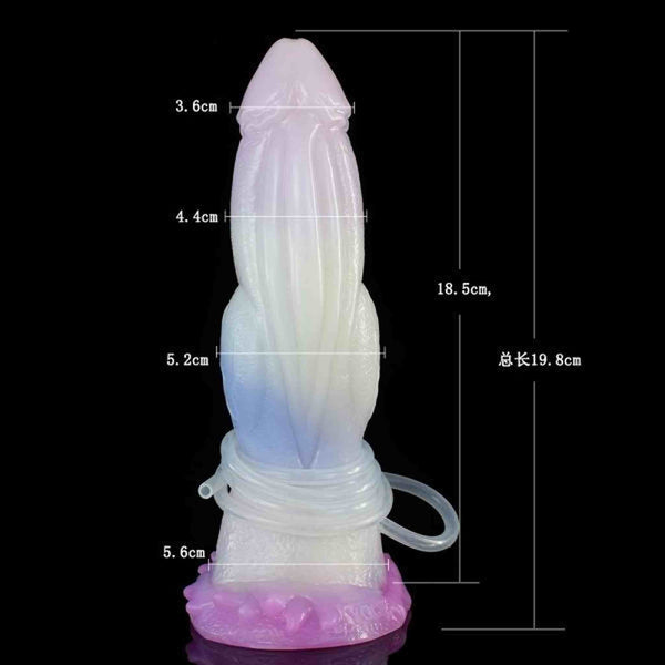 Dildo T-Rex dimensioni dettagliate 19,8 cm con finitura ombreggiata