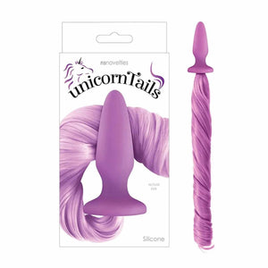 Unicorn Tails Plug Anale in Silicone con coda coordinata - Viola