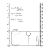 Urethral Sounding Metal Stick Lungo 99 mm con Diametro 6 mm