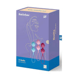 Confezione set palline Kegel V Balls Satisfyer con varianti slim e advanced