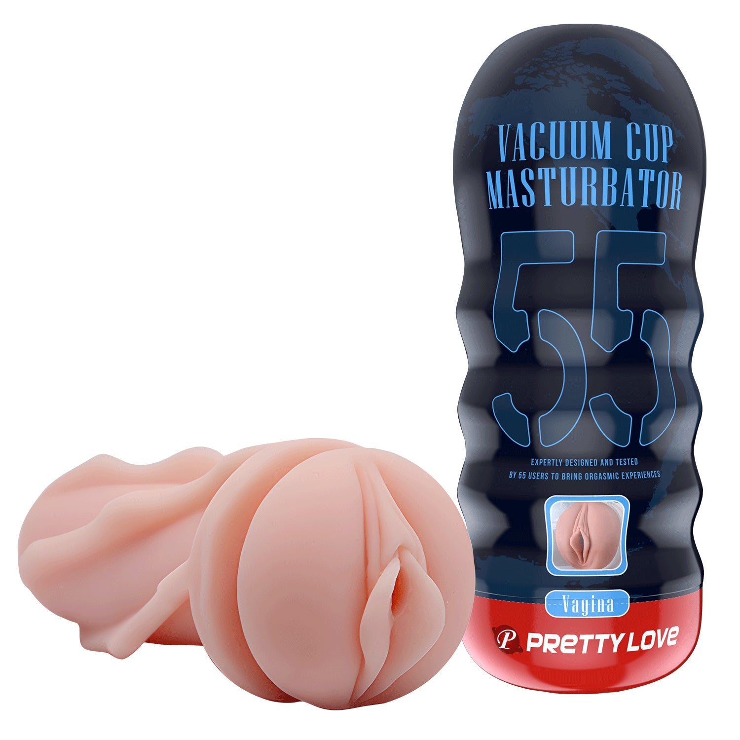 Vacuum Cup Masturbatore ad aspirazione - Vagina in cyberskin