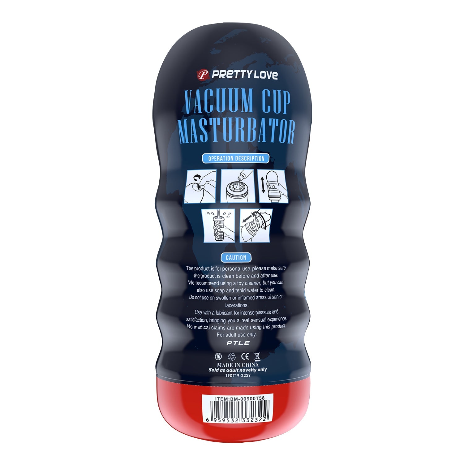 Vacuum Cup Masturbatore ad aspirazione - Vagina in cyberskin