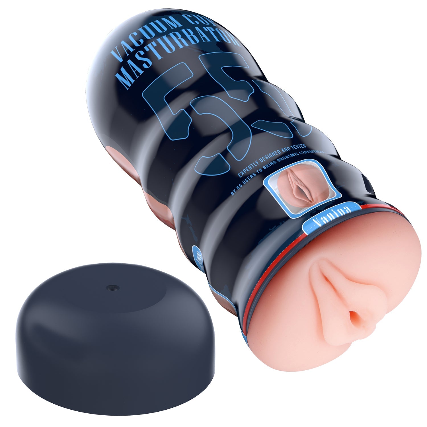 Vacuum Cup Suction Masturbator - Cyberskin Vagina