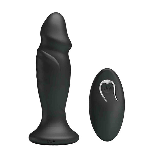 Vibratore Anale Con Glande Scolpito