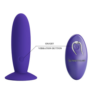 Vibratore Anale Silicone con Telecomando Wireless