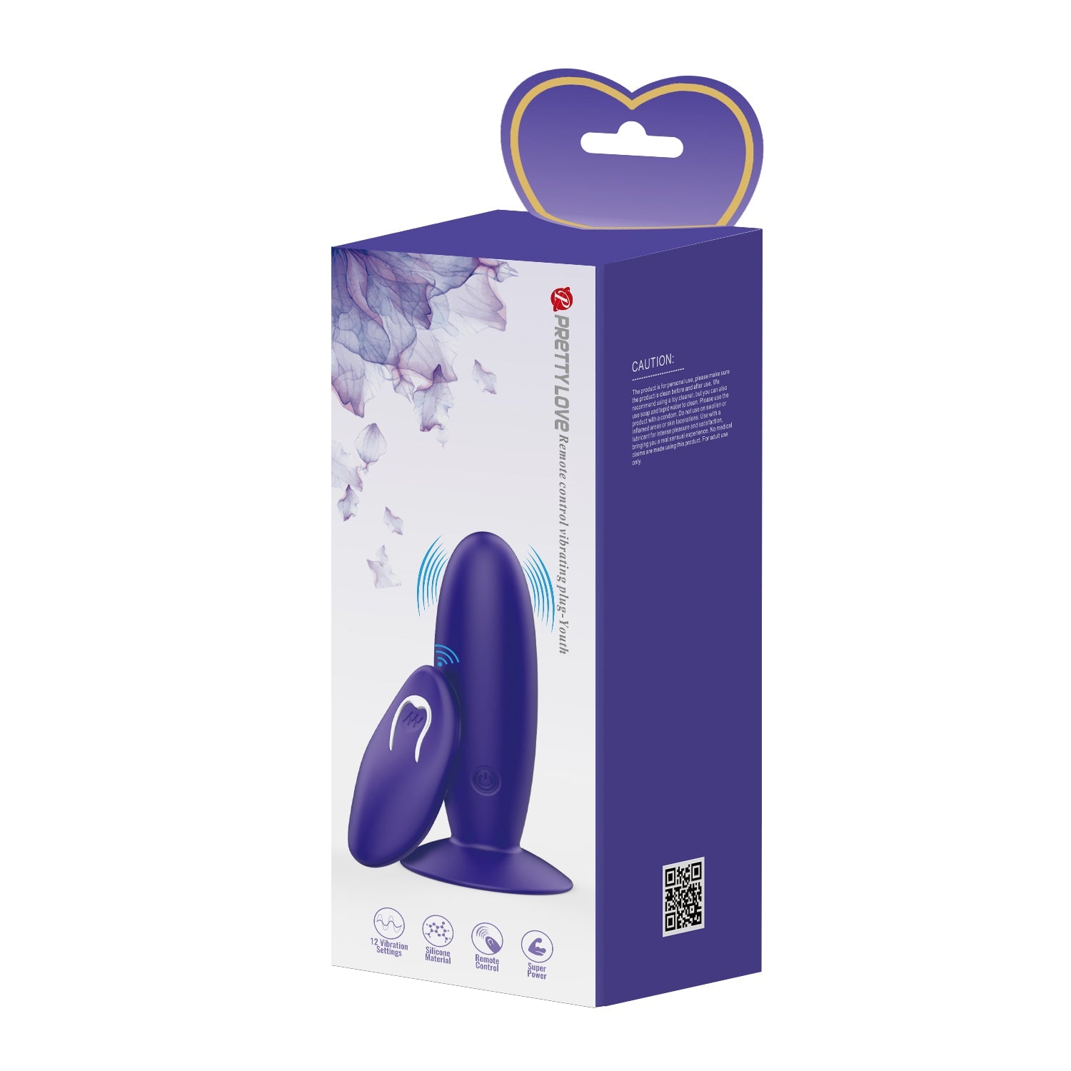 Vibratore Anale Silicone con Telecomando Wireless