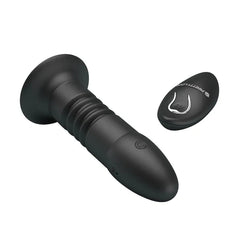 Vibratore Anale a Spinta con Telecomando Wireless