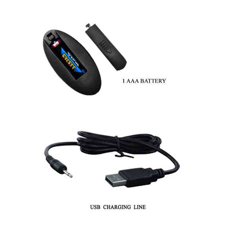 Vibratore Anale a Spinta con Telecomando Wireless