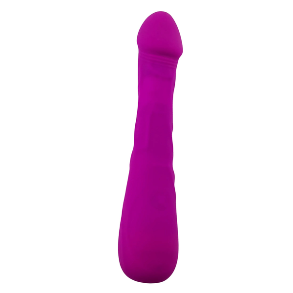 Vibratore Classico In Silicone Con Venature e Vibrazioni Multifunzione