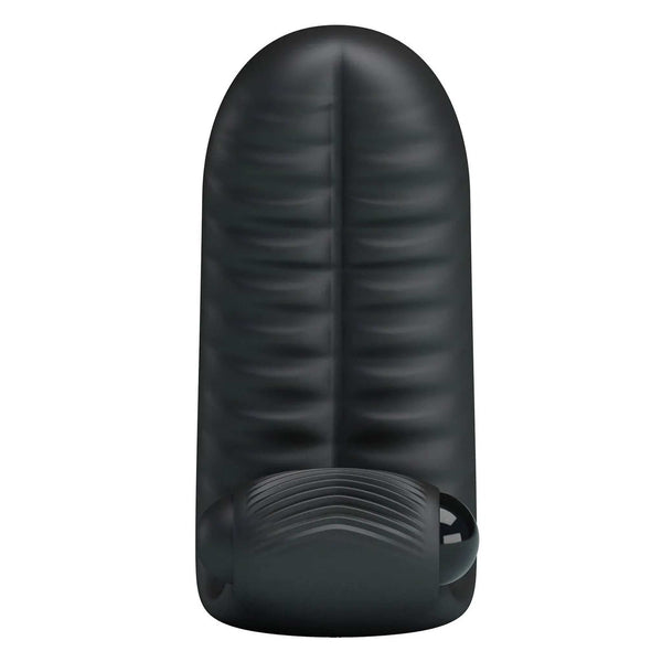 Vibratore DOPPIO da dita con stimolatore clitorideo