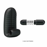 Vibratore DOPPIO da dita con stimolatore clitorideo