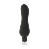 Vibratore nero allungato in silicone medicale per stimolazione intima precisa