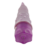 Base esagonale traslucida vibratore Design Alluring Moon Cox viola con incisioni MADE IN CHINA
