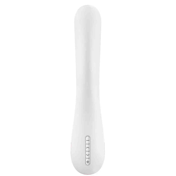 Vibratore OVO F6 vista frontale corpo arrotondato icone programmi incise